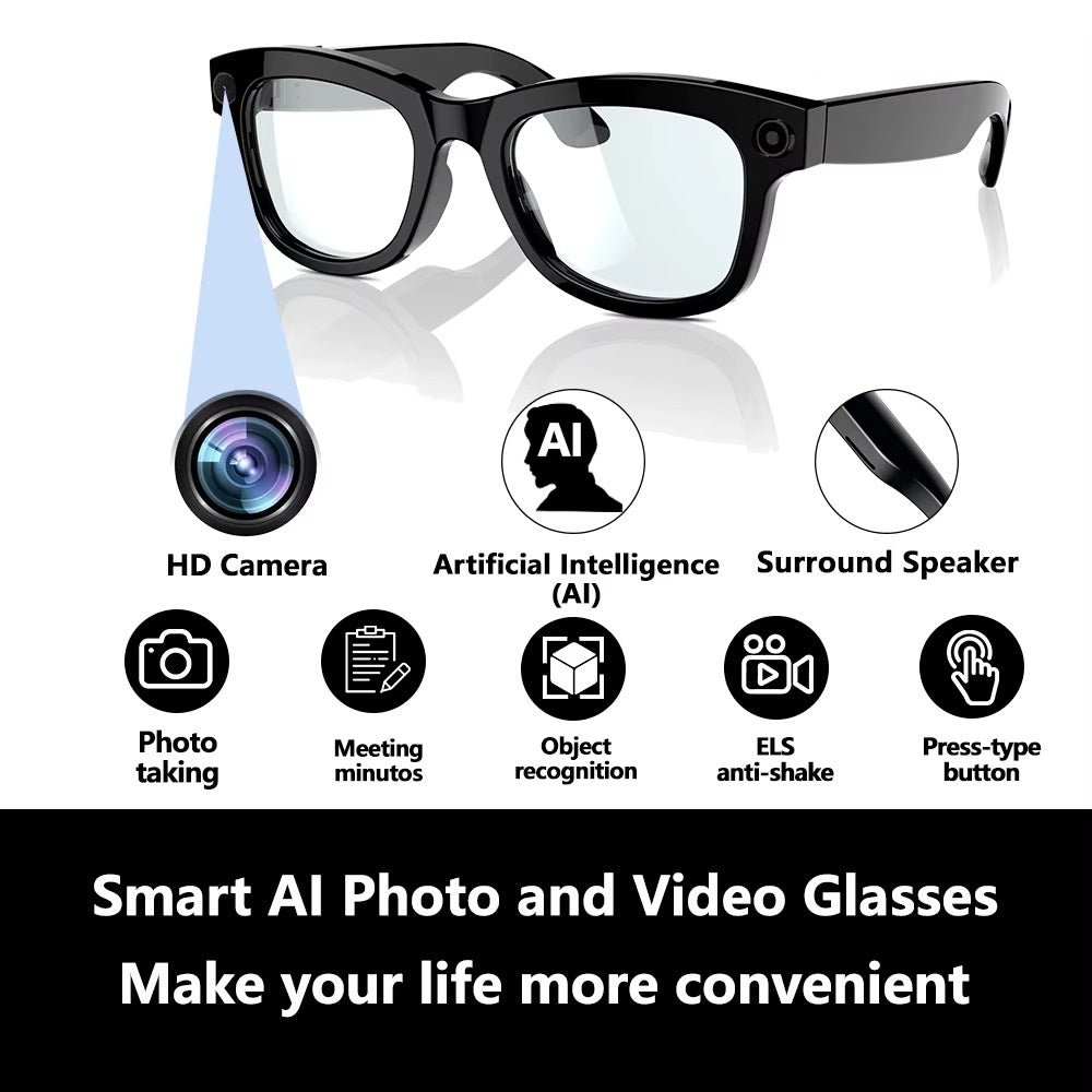 AI Smart Glasses with 4K Camera