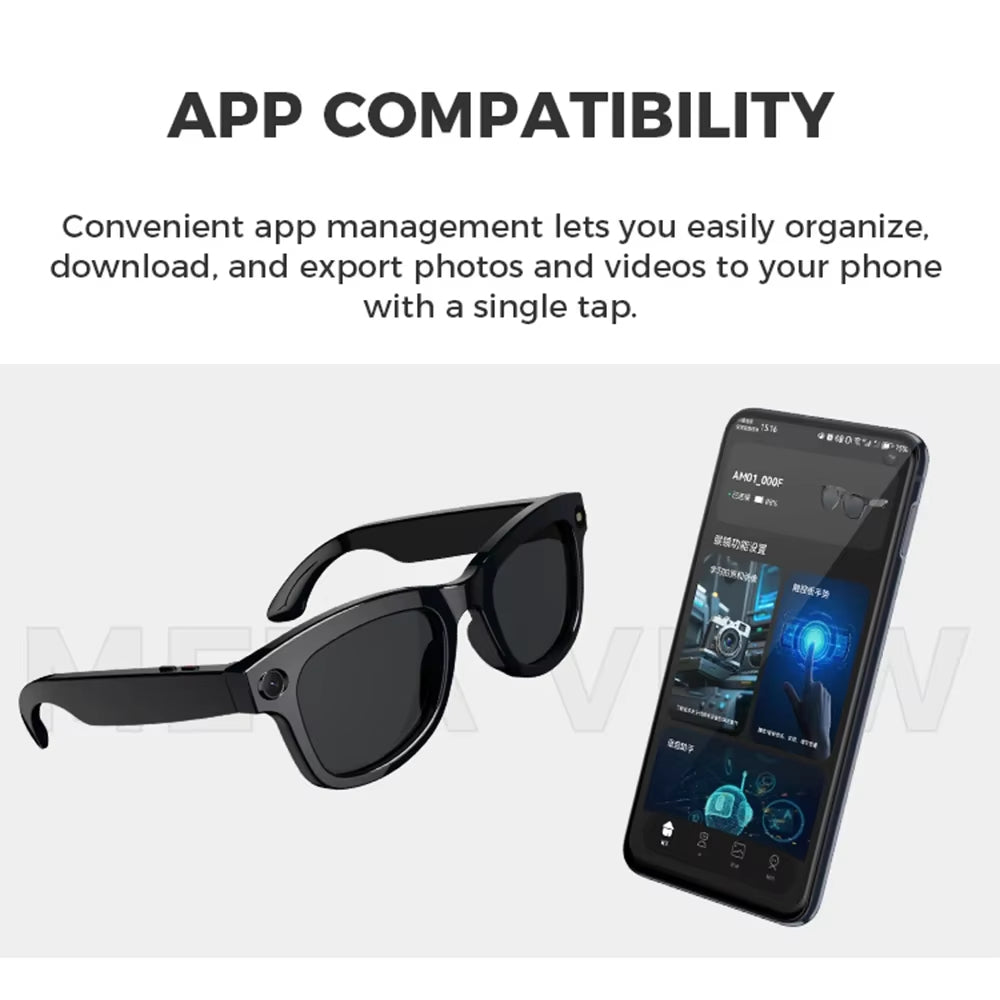 AI Smart Glasses with 4K Camera