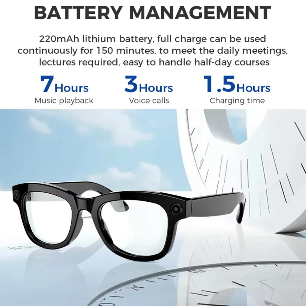 AI Smart Glasses with 4K Camera