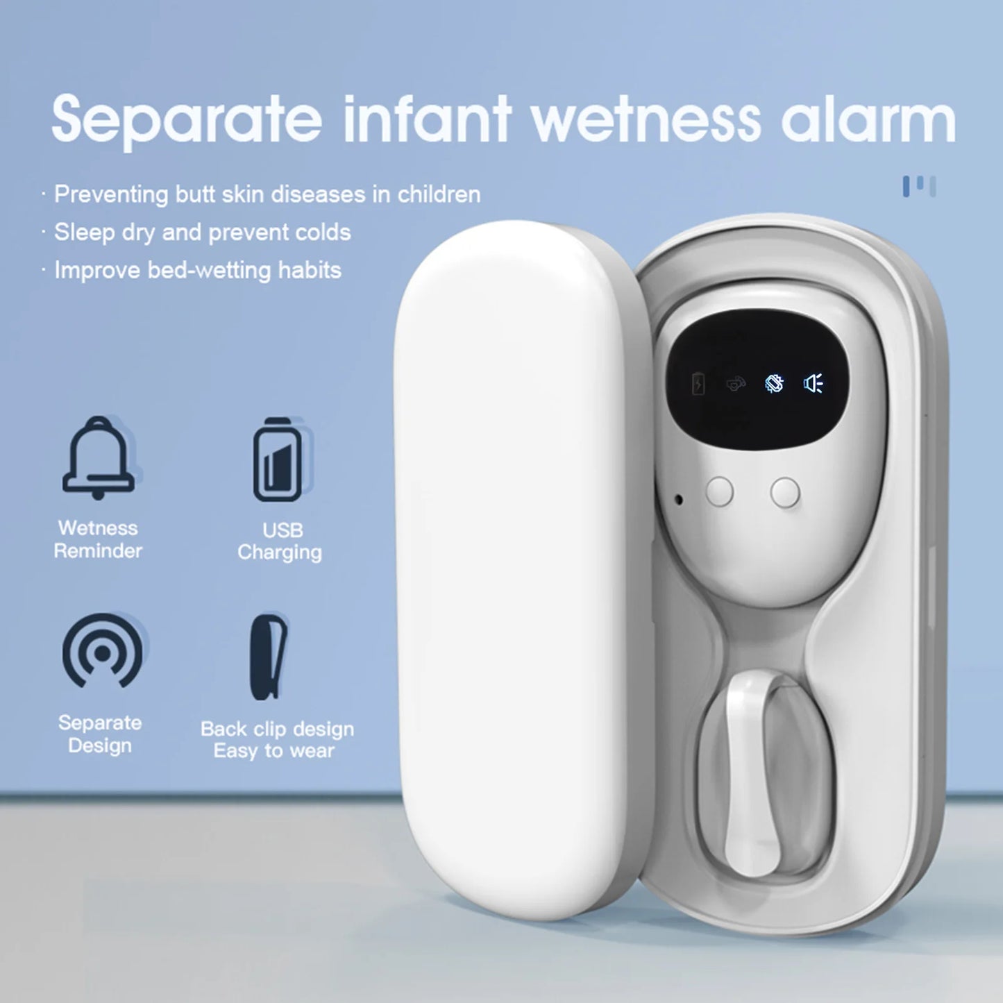 Anti-bedwetting & Dampness Alarm for Kids