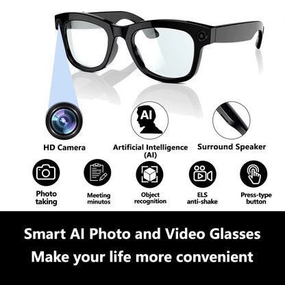 AI Smart Glasses with 4K Camera