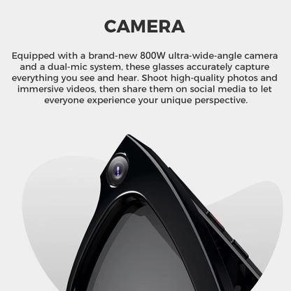 AI Smart Glasses with 4K Camera